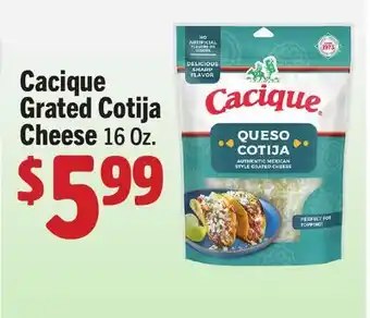 Vallarta Supermarkets Cacique Grated Cotija Cheese offer