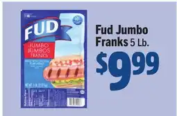 Vallarta Supermarkets Fud Jumbo Franks offer