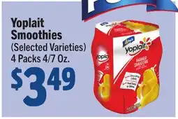 Vallarta Supermarkets Yoplait Smoothies offer