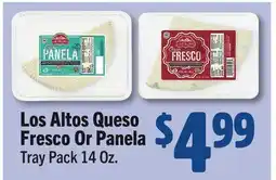 Vallarta Supermarkets Los Altos Queso Fresco Or Panela offer