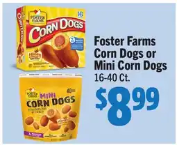Vallarta Supermarkets Foster Farms Corn Dogs or Mini Corn Dogs offer