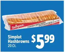 Vallarta Supermarkets Simplot Hashbrowns offer