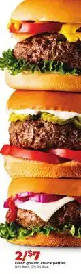 Hy-Vee Fresh ground chuck patties offer