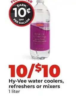 Hy-Vee Hy-Vee water coolers, refresher or mixers offer