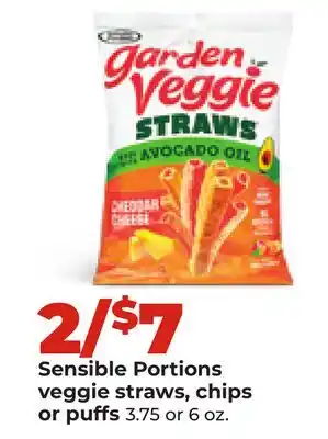 Hy-Vee Sensible Portions veggie straws, chips or puffs offer