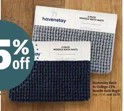 Meijer Havenstay Back to College 2 Pk. Noodle Bath Rugs offer