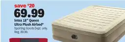 Meijer Intex 18 Queen Ultra Plush Airbed offer