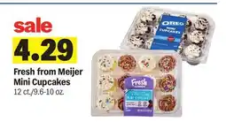 Meijer Fresh from Meijer Mini Cupcakes offer