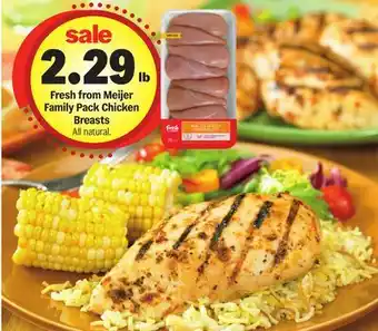 Meijer Fresh from Meijer Family Pack Chicken Breasts offer