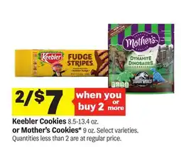 Meijer Keebler Cookies 8.5-13.4 oz. or Mother's Cookies* 9 oz offer