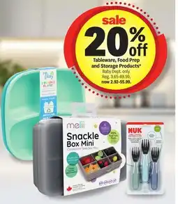 Meijer Tableware, Food Prep and Storage Products offer