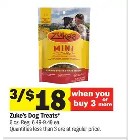 Meijer Zuke's Dog Treats offer