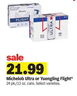 Meijer Michelob Ultra or Yuengling Flight offer