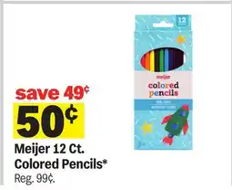 Meijer Meijer 12 Ct. Colored Pencils offer