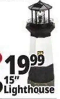 Ocean State Job Lot 15" Lighthouse offer