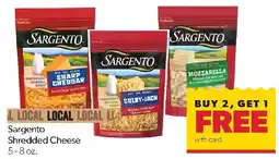 Family Fresh Market Sargento Shredded Cheese offer