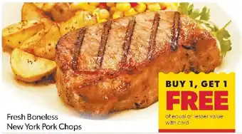 Fresh Boneless New York Pork Chops
