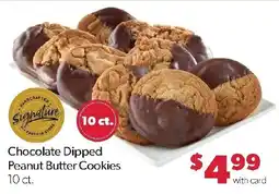 Family Fresh Market Signature Chocolate Dipped Peanut Butter Cookies offer