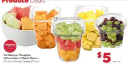 Family Fresh Market Fresh Cut Cantaloupe, Pineapple, Watermelon or Mixed Melons or Mixed Grapes offer