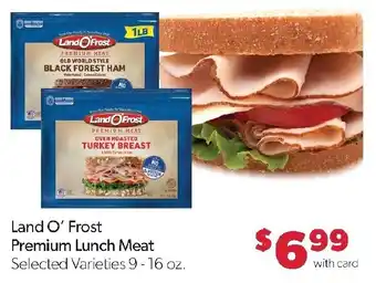 Family Fresh Market Land O' Frost Premium Lunch Meat offer