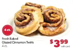 Family Fresh Market Fresh Baked Glazed Cinnamon Twirls offer