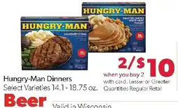 Family Fresh Market Hungry-Man Dinners offer