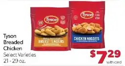 Family Fresh Market Tyson breaded chicken offer