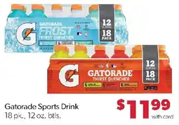 Family Fresh Market Gatorade Sports Drink offer