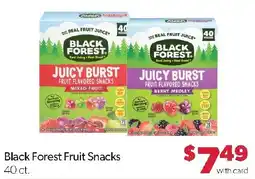 Family Fresh Market Black Forest Fruit Snacks offer