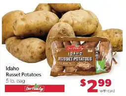 Family Fresh Market Our Family Idaho Russet Potatoes offer