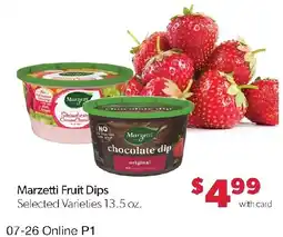 Family Fresh Market Marzetti fruit dips offer