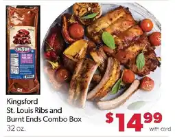 Family Fresh Market Kingsford St. Louis Ribs and Burnt Ends Combo Box offer