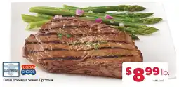 Family Fresh Market Angus Pride Fresh Boneless Sirloin Tip Steak offer