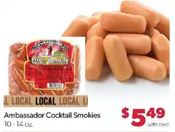 Family Fresh Market Ambassador Cocktail Smokies offer