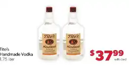 Family Fresh Market Tito's Handmade Vodka offer