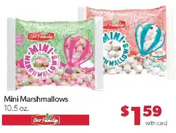 Family Fresh Market Our Family mini marshmallows offer