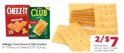 Family Fresh Market Kellogg's Town House or Club Crackers or Cheez-It offer