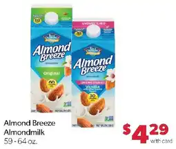 Family Fresh Market Almond Breeze Almondmilk offer
