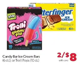 Family Fresh Market Candy Bar Ice Cream Bars or Trolli Pops offer