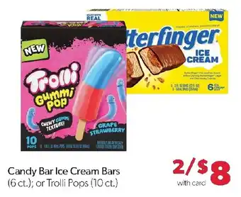 Family Fresh Market Candy Bar Ice Cream Bars or Trolli Pops offer