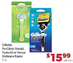 Family Fresh Market Gillette ProGlide Shield, Fusion5 or Venus Embrace Razor offer