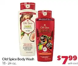 Family Fresh Market Old Spice Body Wash offer