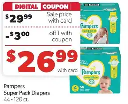 Family Fresh Market Pampers Super Pack Diapers offer