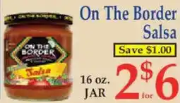 Market Basket On The Border Salsa offer