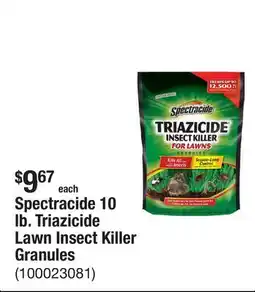 The Home Depot Spectracide 10 lb. Triazicide Lawn Insect Killer Granules offer