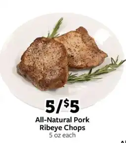 Fareway All-Natural Pork Ribeye Chops offer