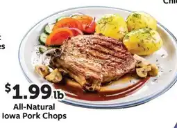 Fareway All-Natural Iowa Pork Chops offer