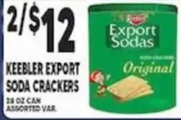 Associated Keebler export soda crackers offer