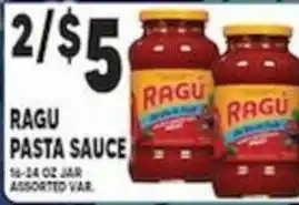 Ragu pasta sauce