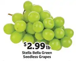 Fareway Stella Bella Green Seedless Grapes offer